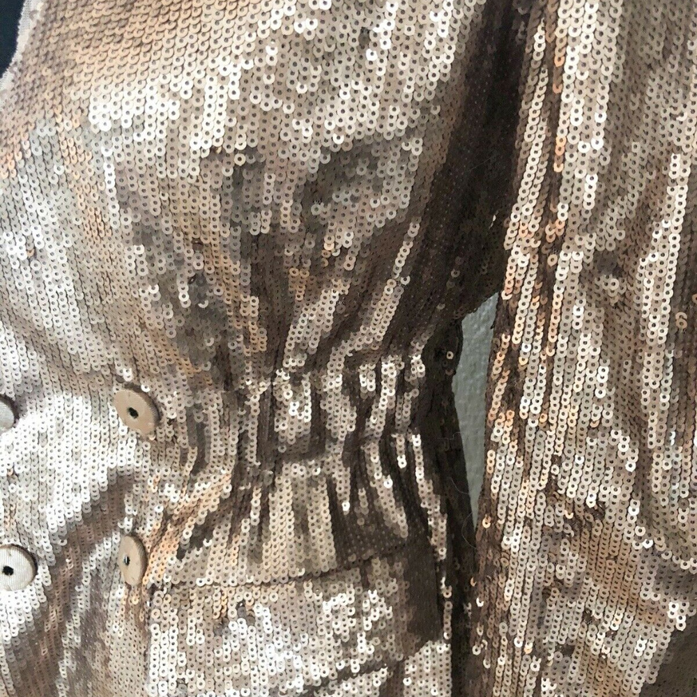 💋 Bcbgmaxazria Haden Jacket Blazer Sequin M New RARE 💋 - Picture 6 of 7